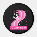 Gymnastics Leap Fridge Magnet