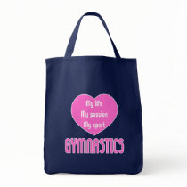 Gymnastics Life Passion Sport Canvas Bag