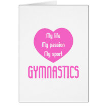 Gymnastics Life Passion Sport Cards