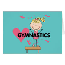 GYMNASTICS - Love Gymnastics Tshirts and Gifts Card