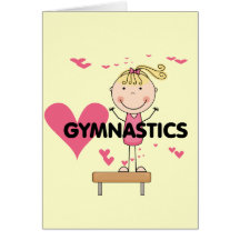 GYMNASTICS - Love Gymnastics Tshirts and Gifts Card