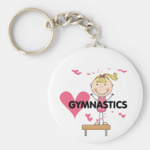 GYMNASTICS - Love Gymnastics Tshirts and Gifts Keychain