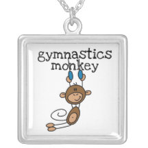 Gymnastics Monkey Custom Jewelry