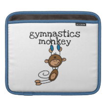 Gymnastics Monkey iPad Sleeves
