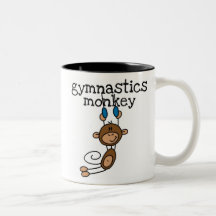 Gymnastics Monkey Mugs