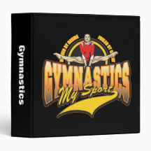Gymnastics My Sport 3 Ring Binders