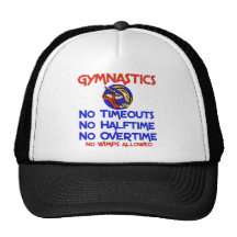Gymnastics No Wimps Trucker Hat