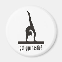 Gymnastics Refrigerator Magnets