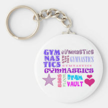 Gymnastics Repeating Keychain