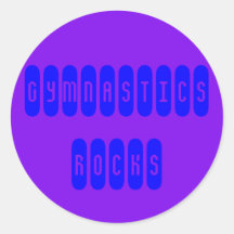 Gymnastics Rocks Stickers