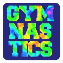 GYMNASTICS SQUARE STICKERS