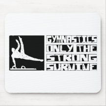 Gymnastics Survive Mouse Pad