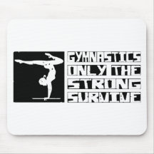 Gymnastics Survive Mouse Pad