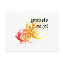 Gymnasts Are Hot Post Card