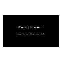 Gynecologist Business Card Templates