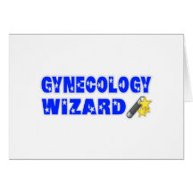 Gynecology Wizard Greeting Card