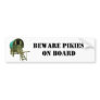 Gypsy bowtop wagon bumper sticker