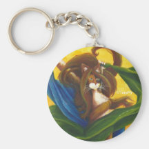 Gypsy Dancing Cat keychain