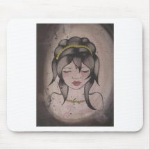 Gypsy girl mouse pad