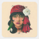 Gypsy II Square Stickers