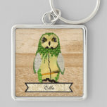 Gypsy Jade Owl Persolized Keychain keychains
