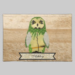 Gypsy Jade Owl Personalized Placemat placemats