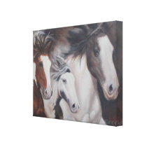 Gypsy Run Stretched Canvas Prints