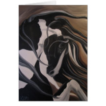 Gypsy Vanner I Greeting Cards