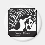 Gypsy Vanner Refrigerator Magnet