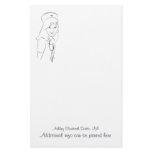 H001 Stationery - Pretty Nurse Sketch