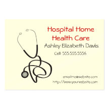 H007 BIZ Chby - Stethoscope design 1 Business Card