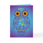 H00t Owl Blues Blank Card