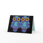 H00t Owl Halloween Greeting Card