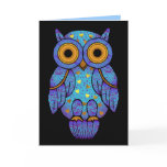 H00t Owl Midnight Madness Blank Card