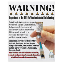 H1N1 Dangers Full Color Flyer