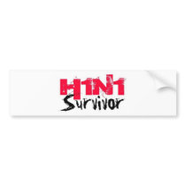 H1N1 Survivor Gear Bumper Sticker