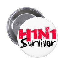 H1N1 Survivor Gear Buttons