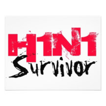 H1N1 Survivor Gear Custom Invites