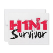 H1N1 Survivor Gear Custom Invites