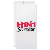 H1N1 Survivor Gear Custom Rack Cards