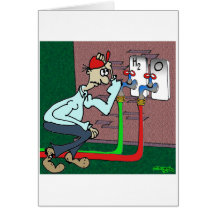 H2 & O Faucets Greeting Cards