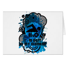 H2O_SWIMMER GREETING CARD