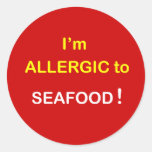h5 - I'm Allergic - SEAFOOD. Sticker