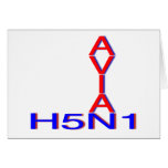 H5N1 Avian Bird Flu Design cards