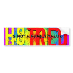 H8TRED bumper stickers