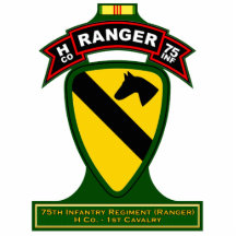 H Co, 75th Infantry Regiment - Rangers, Vietnam Acrylic Cut Out