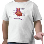H est pour la chemise d'orthographe d'alphabet de  t-shirt