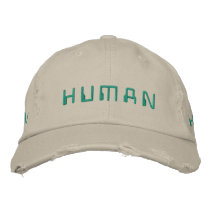 H U M A N EMBROIDERED HAT