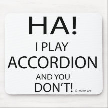Ha Accordion Mouse Pads