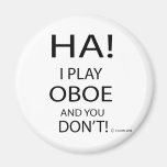 Ha Oboe Refrigerator Magnet